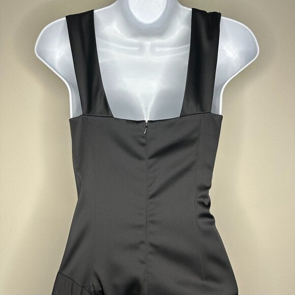 Vera Wang Lavendar Label Womens Asymmetrical Cocktail Dress in Black Size 4 - Picture 6 of 9